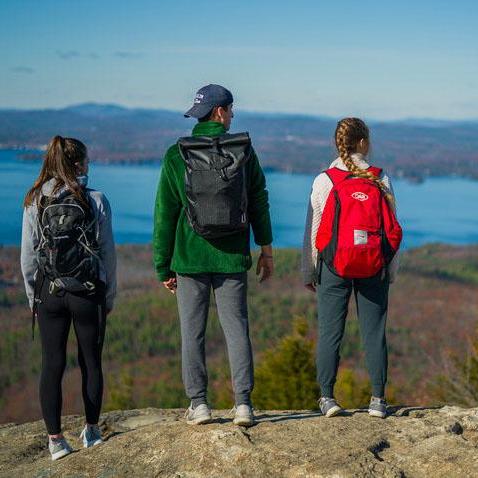 Students outdoors in NH 